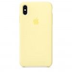 iPhone XS Max Silicone Case - Mellow Yellow