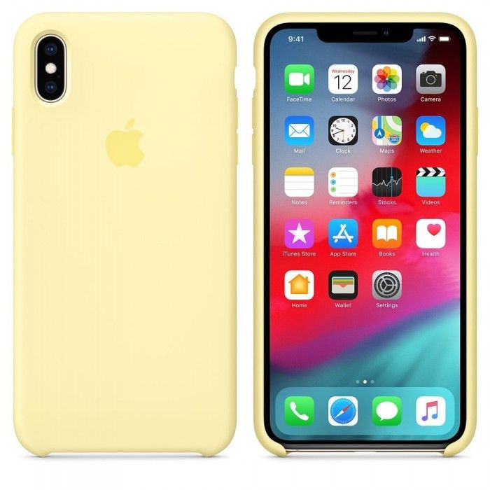 iPhone XS Max Silicone Case - Mellow Yellow