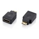 Adaptador miniHDMI > HDMI Macho/Femea Preto
