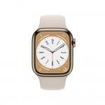 Watch S8 41mm Cell Dourado Ao Luz das estrelas