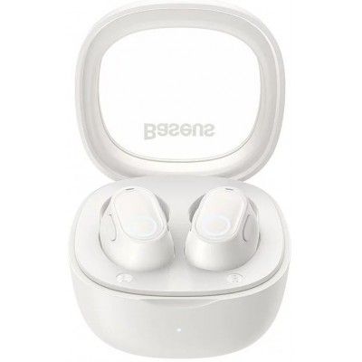 Auriculares Baseus s/fios Bowie WM02 TWS, Bluetooth 5.0 (Branco)