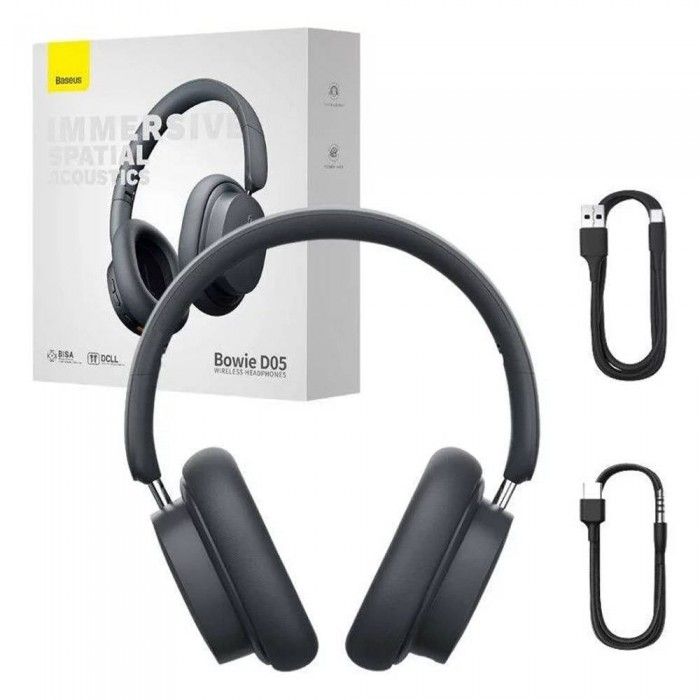 Headphones Bowie D05 Bluetooth Grey