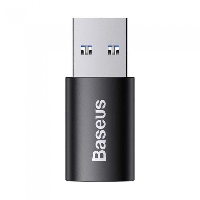 Adaptador Baseus Ingenuity Series Mini USB-A 3.1 para USB-C Preto