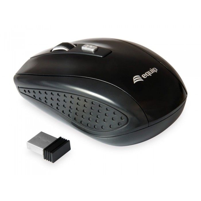 Equip 245104 rato Ambidestro RF Wireless tico 1600 DPI