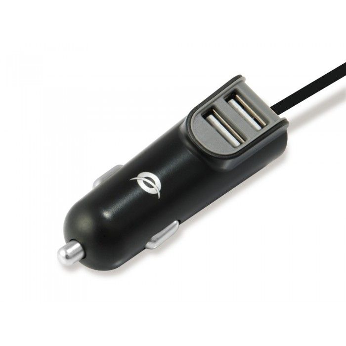 Carregador Isqueiro 2xUSB c/ Cabo USB-C