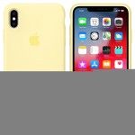 iPhone XS Max Silicone Case - Mellow Yellow