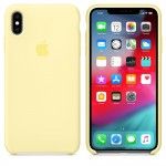 iPhone XS Max Silicone Case - Mellow Yellow