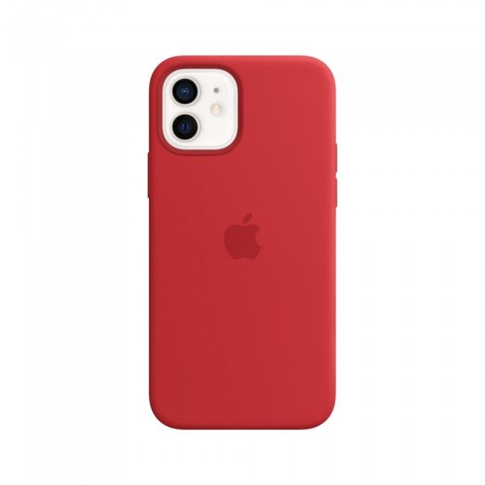 Capa em Silicone c/ MagSafe Para iPhone 12 / 12 Pro - (PRODUCT)RED