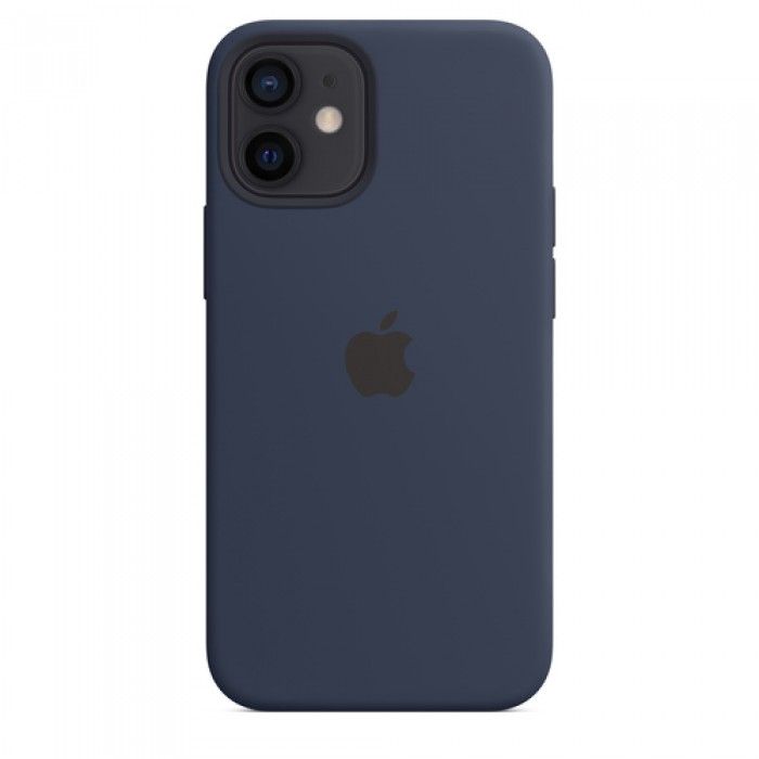 Capa em Silicone c/ MagSafe Para iPhone 12 Mini - Azul Profundo