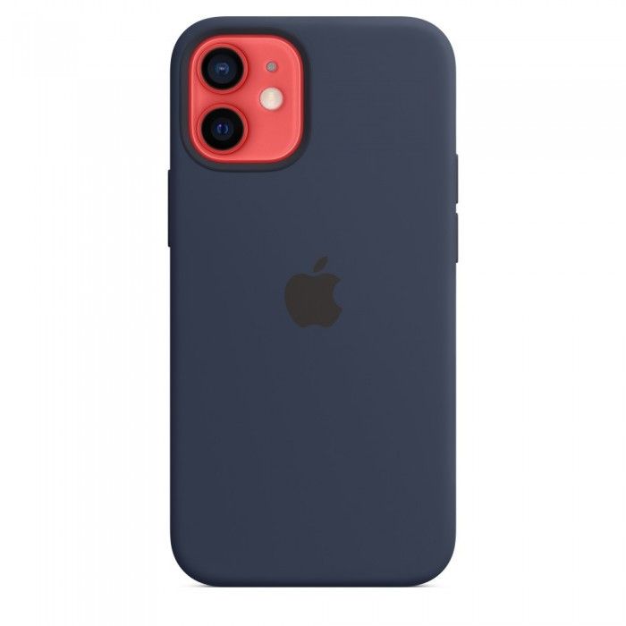 Capa em Silicone c/ MagSafe Para iPhone 12 Mini - Azul Profundo