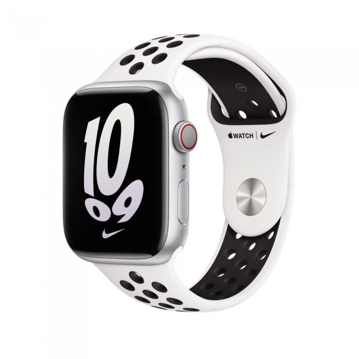 Bracelete Nike Sport 45mm Branco cume/Preto