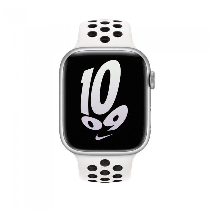 Bracelete Nike Sport 45mm Branco cume/Preto