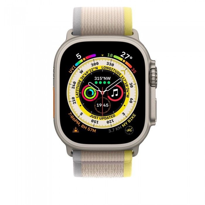 Bracelete Trail 49mm Amarelo/Bege M/L