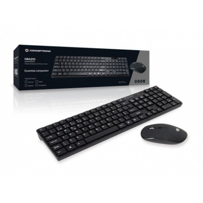 ORAZIO Wireless Keyboard & Mouse Set: Portuguese layout