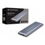 Conceptronic DDE03G Caixa para Discos Rgidos Compartimento SSD Cinzento M.2