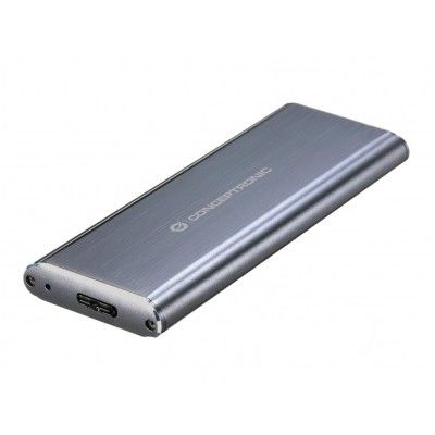 Conceptronic DDE03G Caixa para Discos Rgidos Compartimento SSD Cinzento M.2