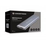 Conceptronic DDE03G Caixa para Discos Rgidos Compartimento SSD Cinzento M.2