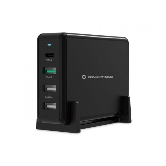 OZUL 4 Portas 65W USB PD Carregador Desktop