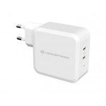 Carregador de Parede Conceptronic 2-Portas USB-C 100W GaN