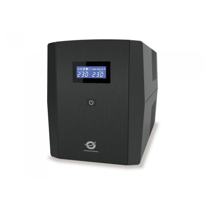 UPS Zeus 2200VA 1320W : IEC + Ficha schuko