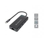 Donn 7-in-1 Docking Station USB 3.2 Gen 1 HDMI x 2 USB 3.0 x 3 GbE 100W USB PD