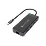 Donn 7-in-1 Docking Station USB 3.2 Gen 1 HDMI x 2 USB 3.0 x 3 GbE 100W USB PD