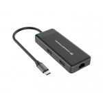 Donn 7-in-1 Docking Station USB 3.2 Gen 1 HDMI x 2 USB 3.0 x 3 GbE 100W USB PD