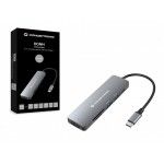 Dock Station Type-C Multiport 6-in-1 HDMI USB-C PD 1 x USB 3.0 1 x USB 2 0 SD/TF Card Reader