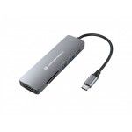 Dock Station Type-C Multiport 6-in-1 HDMI USB-C PD 1 x USB 3.0 1 x USB 2 0 SD/TF Card Reader