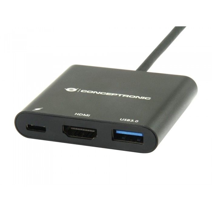 Donn01B 3-in-1 Multifunctional USB-C Adaptador: HDMI: USB 3.0: 60W USB PD