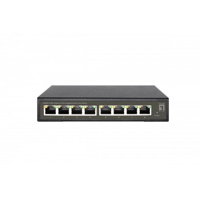 LevelOne GES-2108 switch de rede Gerido L2 Gigabit Ethernet (10/100/1000) Preto