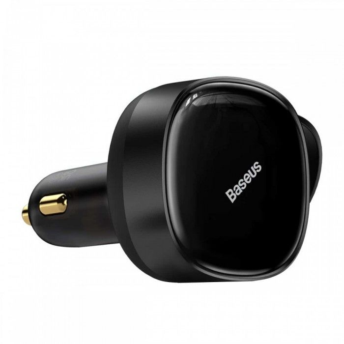 Carregador Isqueiro Usb-c + Lightning 30w Preto