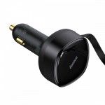 Carregador Isqueiro Usb-c + Lightning 30w Preto