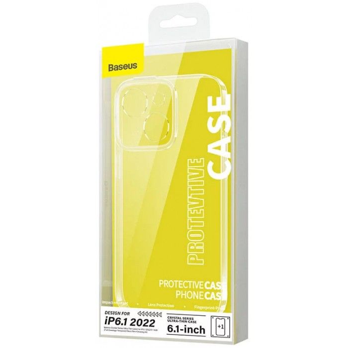 Capa Ultra-Fina p/ iPhone 14 Crystal Series Transparente