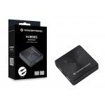 Conceptronic HUBBIES02B hub de interface USB 3.2 Gen 1 (3.1 Gen 1) Mini-B 5000 Mbit/s Preto