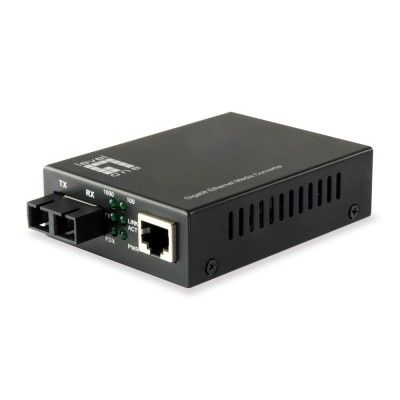 GVT-2002 - Conversor de media de fibra - GigE - 10Base-T: 1000Base-SX: 100Base-TX: 1000Base-T - RJ-4