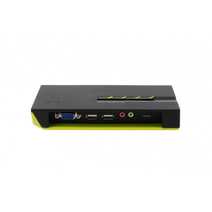 KVM 4xPortas USB c/ AUDIO (INCLUI CaboS)