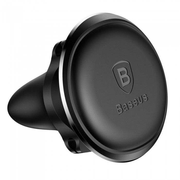 Suporte Telemvel Carro grelha ventilao Magnetic c/ Cabo Clip Preto