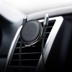 Suporte Telemvel Carro grelha ventilao Magnetic c/ Cabo Clip Preto