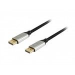 Equip 119262 cabo DisplayPort 2 m Alumnio, Preto