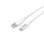 Equip 128363 cabo USB 1 m USB 3.2 Gen 1 (3.1 Gen 1) USB A USB C Branco