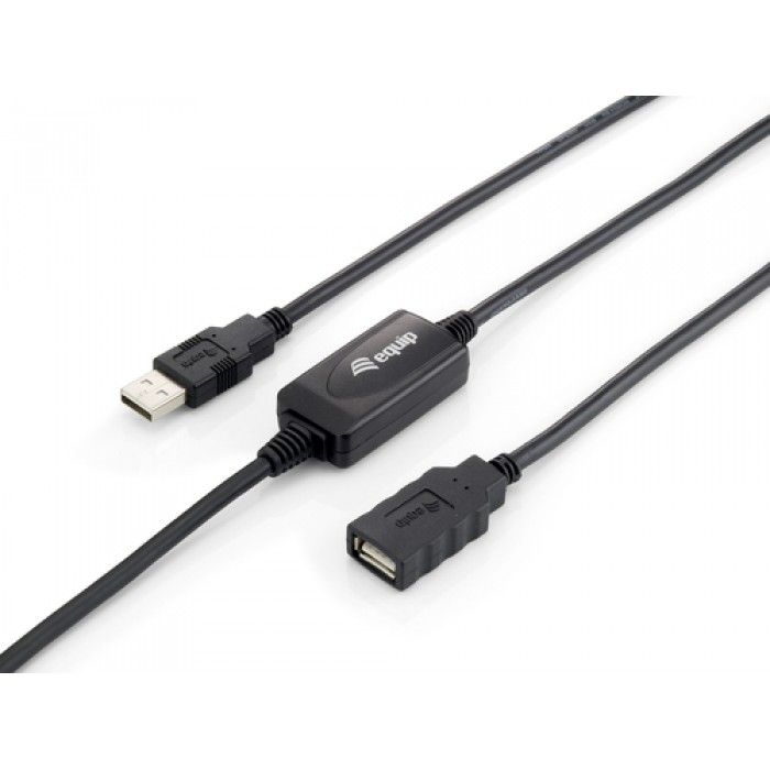 Equip 133310 cabo USB 10 m USB 2.0 USB A Preto