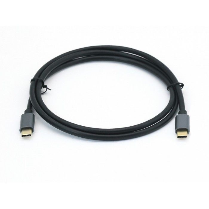 Cabo Usb Type-C para Type-C 100W 5A 3:2 (10G) 0.5M Preto