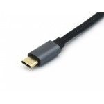 Equip 128354 cabo USB 1 m USB 3.2 Gen 1 (3.1 Gen 1) USB C Preto