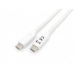 Cabo Usb Type-C Para Type-C 60W 3A 3:2 (5G) 1M Branco