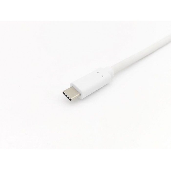 Cabo Usb Type-C Para Type-C 60W 3A 3:2 (5G) 1M Branco