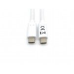 Cabo Usb Type-C Para Type-C 60W 3A 3:2 (5G) 1M Branco