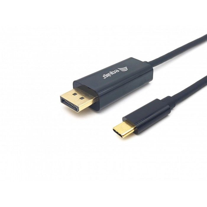 Equip 133427 adaptador de cabo de vdeo 2 m USB Type-C DisplayPort Cinzento