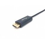 Equip 133427 adaptador de cabo de vdeo 2 m USB Type-C DisplayPort Cinzento