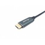 Equip 133417 adaptador de cabo de vdeo 3 m USB Type-C HDMI Type A (Standard) Cinzento, Preto